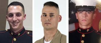 Troops and a number of afghan civilians were killed in an attack outside the hamid karzai international airport in kabul on thursday. Read About The Marines Killed In Action In Afghanistan Last Week Washington Examiner