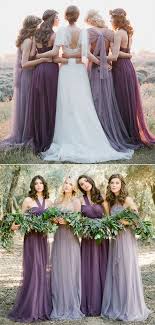 Mix And Match Bridesmaid Dresses Done Right 7 Ways To Rock The Trend Different Bridesmaid Dresses Purple Bridesmaid Dresses Mauve Bridesmaid
