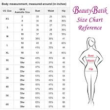 Womens 2x Size Chart New Albany Furniture