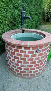 Brunnen Klinker Stein Brunnen Bauen Brunnen Garten Deko