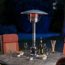 The Sirocco Tabletop Patio Heater Has Is Designed To Completely Compliment Your Garden Setting Patio Heater Stainless Steel Table Top Tabletop Patio Heater