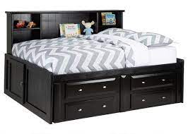 Catalina Full Roomsaver Bed Black Black Black Bedding Boys Full Bed Bed Without Headboard