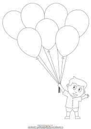 Legendary Preschool Coloring Pages Boy With Balloons Preschool Coloring Pages Coloring Pages Coloring Books