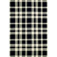 Black And White Woven Rug Tattersall Black Ecru Woven Cotton Rug Dash Albert Black Area Rugs Cotton Rug