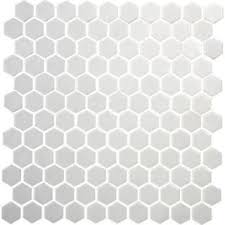 Perfect for kitchen, bar, and hello lindsay, the daltile keystones unglazed arctic white 12 in. Daltile Up231hexms1p Carrara Uptown Glass 1 X 1 Hexagon Mosaic Wall Floor Tile Smooth Glass Visual Faucetdirect Com