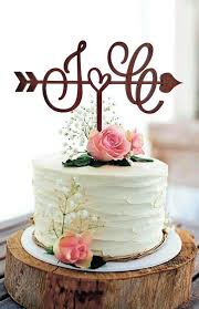 Wedding Cake Topper Letter Monogram Party Cake Topper Wedding Etsy In 2020 Wedding Cake Toppers Rustic Wedding Cake Toppers Simple Wedding Cake