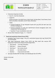 Notulensi rapat isl hari / tanggal : 15 Contoh Notulen Rapat Desa Dinas Perusahaan Sekolah Dll