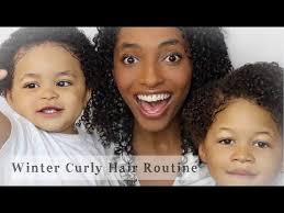 Our Winter Curly Hair Routines