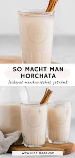 Mexikanische Horchata Mit Mandelmilch Aline Made In 2020 Horchata Rezept Rezepte Mit Mandelmilch Rezepte