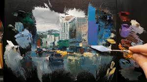 Afternoon Rain Palette Knife Brush Oil Painting Colour Mixing Dusan Youtube Painting Oil Painting Fine Art Painting