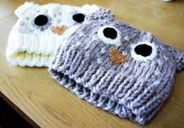 Crochet Owl Hat Pattern The Geeky Knitter Owl Hat Free Knitting Pattern Trendcrochets Com Hat Knitting Patterns Baby Knitting Patterns Baby Knitting