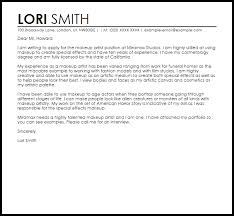 Makeup Artist Sample Cover Letter Cover Letter Templates Examples
