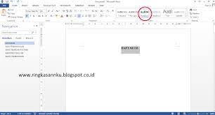 Daftar pustaka merupakan salah satu bagian yang sangat penting dalam sebuah makalah atau skripsi. Cara Membuat Daftar Isi Otomatis Di Word 2013 Ringkasannku