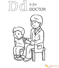 Pin by karen ho on doctor coloring pages. Flu Season D Is For Doctor Coloring Page 01 Free Flu Season D Is For Doctor Coloring Page