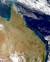 Great Barrier Reef From Moon