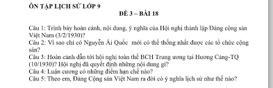 Việt nam đặt mục tiêu có 500 doanh nghiệp sản xuất công nghệ cao. On Táº­p Lá»‹ch Sá»­ Lá»›p 9 Ä'á» 3 Bai 18 Cau 1 Trinh Bay Hoan Cáº£nh Ná»™i Dung Y NghÄ©a Cá»§a Há»™i Nghá»‹ Thanh Láº­p Ä'áº£ng Cá»™ng Sáº£n Viá»‡t Nam 3 2 1930 Cau 2 Vi Sao Ch