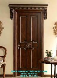 Desain Pintu Kamar Ukir Klasik Rumah Mewah Kusen Pintu Kamar Ukir Ikhsan Furniture Jepara