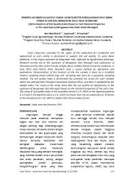 Pelayanan kesehatan (health care) dapat dipandang merupakan sebuah proses yang menggunakan sejumlaah input untuk menghasilkan output, input tersebut (disebut ^faktor produksi) dibagi menjadi 4 kategori: Top Pdf Penentuan Indikator Kunci Kualitas Tanah Pada Lahan Agroforestri Sub Das Keduang Wonogiri 123dok Com