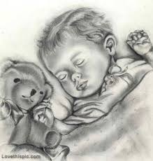 Interior picture try out seven different colours of the wall for you picture drawing and photo create a photographic picture combined with a pencil drawing over the image traveller's sketch turn a. Sketch Of Baby Sleeping Art Baby Drawing Sketch Teddy Bear Pencil Sleeping Portrait Drawing Baby Drawing Drawings