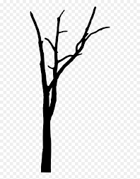 High quality clipping mask for professional composition. Dead Trees Silhouette Simple Hd Png Download Vhv