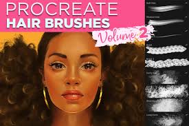 Curly hair.free download photoshop free brushes from category hair photoshop brush. Hair Brushes For Procreate Vol 2 Design Cuts