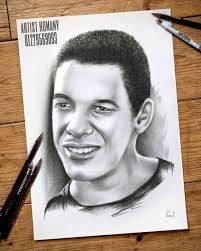 رسم بورتريه بالفحم art male sketch male