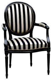 Black And White Striped Chair Gonna Do One Of These Too Striped Chair Black And White Decor White Decor