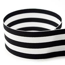 Black And White Striped Ribbon Bulk Amazon Com 1 1 2 Black White Taffy Striped Grosgrain Ribbon 50 Yards Made In The Usa Grosgrain Ribbon Grosgrain Black White Stripes
