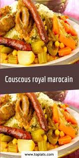 Couscous Royal Marocain Couscous Marocain Recette Couscous Royal Recette Recettes De Cuisine