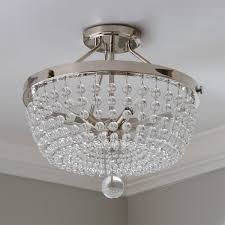 The home mender, dustin luby, shows us how to install a light fixture on the ceiling. Lucent Crystal Semi Flush Ceiling Light Shades Of Light