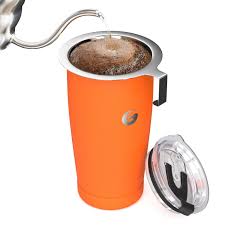 Coffee Gator Kaffeemaschine Fur Unterwegs All In One Papierloser Kaffeefilter 15 5 Oz Vakuum Thermobech Kaffeemaschine Kaffeebereiter Kaffeebecher To Go