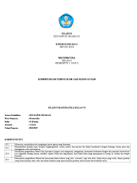 We did not find results for: Silabus Mtk Kelas 6 Sem 1