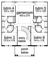 Colonial Style House Plan 6 Beds 4 5 Baths 4610 Sq Ft Plan 84 433 Bathroom Floor Plans 6 Bedroom House Plans Remodel Bedroom