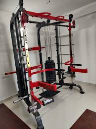 Bb incline bench press i came across an article somewhere about the benefits of using the smith machine for an incline rather than just a bb. Alpha Fitness Functional Trainer Cum Smith Machine Fts 101 Multi Station Gym Multicolour Amazon In Sports Fitness Outdoors