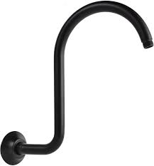 When you need a new shower arm, plumbingsupply.com® has what you are looking for! Haoxin Matte Black Shower Arm 12 Inch Stainless Steel S Shaped Shower Arm With Flange Long Design Extender Curved Style Sa04b Amazon Com