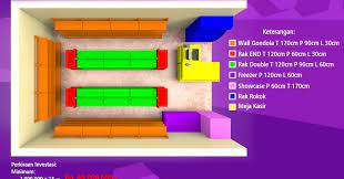 0 ratings0% found this document useful. Contoh Lay Out Dan Rencana Anggaran Biaya