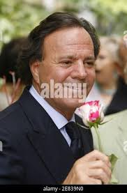 julio iglesias rose Stock Photo