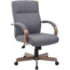 When choosing a desk chair, make sure it can swivel so your employees can move freely around their workstations. Presidential Seating Modern Ergonomic Desk Chair Homemakers Furniture