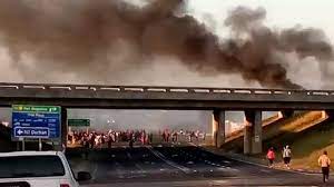 #sapskzn #saps mobilised due to threats of protest action protest in durban and surrounding areas for numerous reasons. Watch Protesters Shut Down N2 And R102 In Kwazulu Natal News24