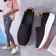 The flying knit uppers we produce are mainly used in sports shoes. Plus Size Flying Knit Sneaker Spring Summer Women Sponge Cake Platform Shoes Buy From 21 On Joom E Commerce Platform