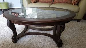 Signature Design By Ashley Norcastle Oval Coffee Table Big Lots In 2020 Coffee Table Oval Coffee Tables Oval Wood Coffee Table