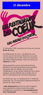 21 Decembre Les Restos Du Coeur Resto Du Coeur Economie Sociale Et Solidaire Coeur