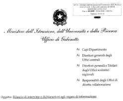 Bando di selezione per 16 tirocini curriculari presso le scuole italiane all'estero. Stop Alle Interviste Il Ministero Dell Istruzione Avverte I Direttori Nextquotidiano