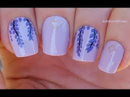 Ever since sophie turner wore glossy lilac nail polish to her wedding last june, we've been considering something purple the manicure of. Lavender Nail Art Design Using Acrylic Paint Youtube
