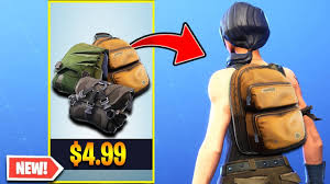 Introduced in season 3, when you have backpacks equipped it will appear on the back of your character during the game and. The New Back Bling Bundle In Fortnite Youtube