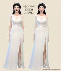 Find friends, and even find amazing artists here. Satin Wedding Dress Sims 4 Female Clothes