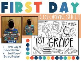 Teach your child math combine different approaches. First Day Of First Grade Coloring Page By Teacher Miss Beck Tpt