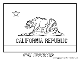 California Coloring Sheets California State Flag Coloring Pic At Coloring Pages Book For Kids Flag Coloring Pages California State Flag Coloring Pages