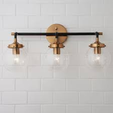 Boudreaux 3 Vanity In Matte Black Antique Gold In 2021 Vanity Lighting Bathroom Light Fixtures Modern Bathroom