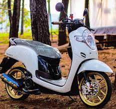 Pemilihan warna hitam juga membuat makin kokoh. Modifikasi Scoopy Warna Putih Original Mutiara Metalik Doff Dan Polos Racing 48